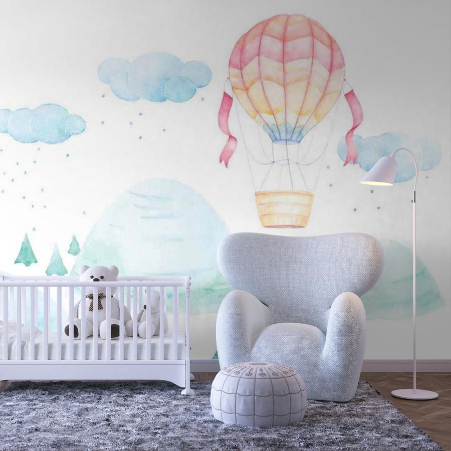 фотообои полет на воздушном шаре 12-620