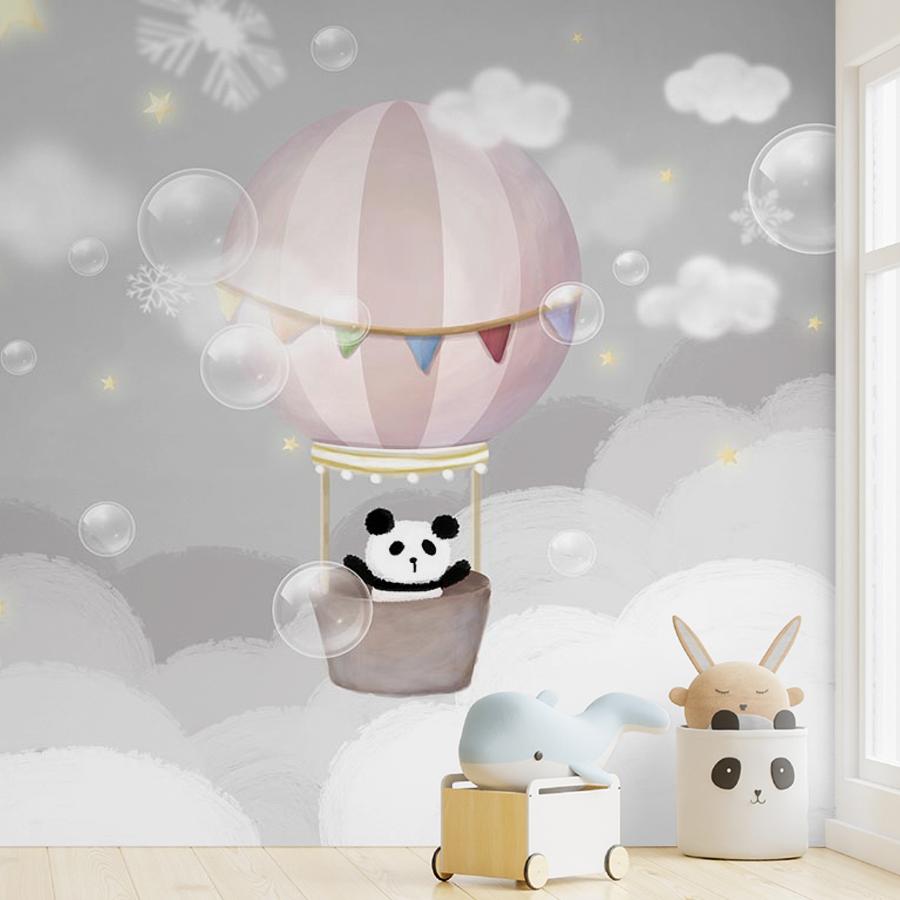фотообои панда на воздушном шаре 14-320