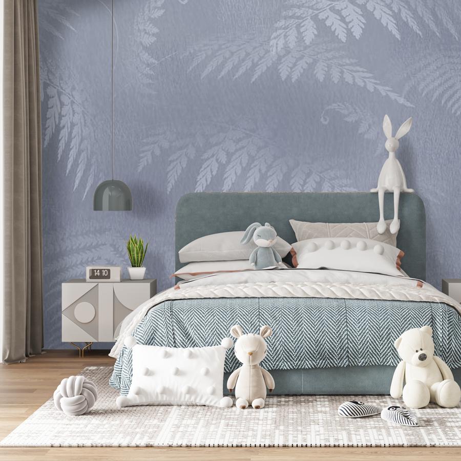 фотообои листья папоротника в тумане 13-467