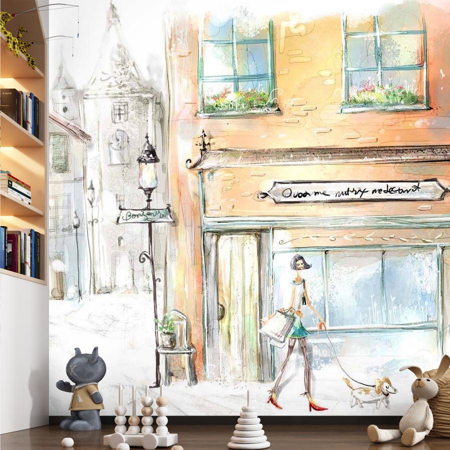 фотообои поход по магазинам 12-286