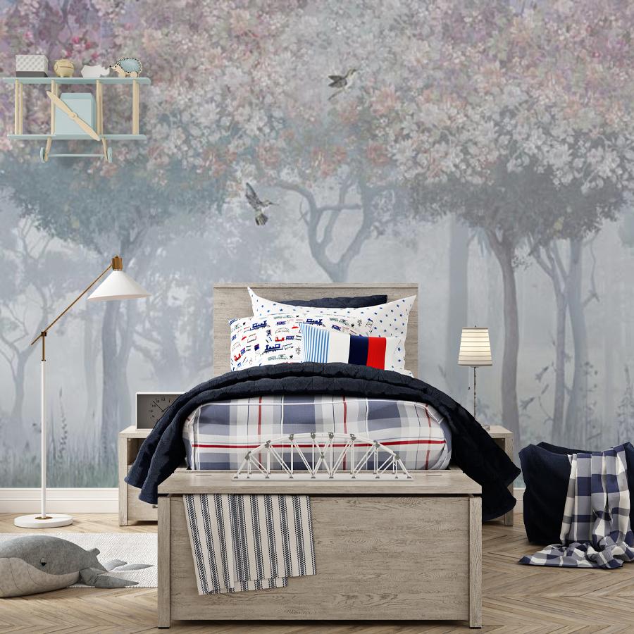 фотообои утро в сказочном лесу 13-024