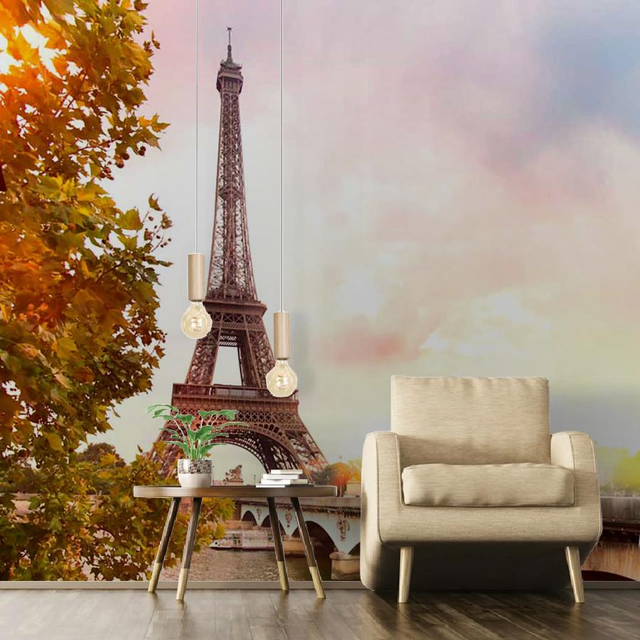 фотообои эйфелева башня вид снизу 9-744