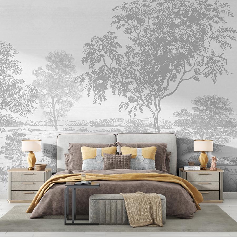 фотообои лес монохром 14-887