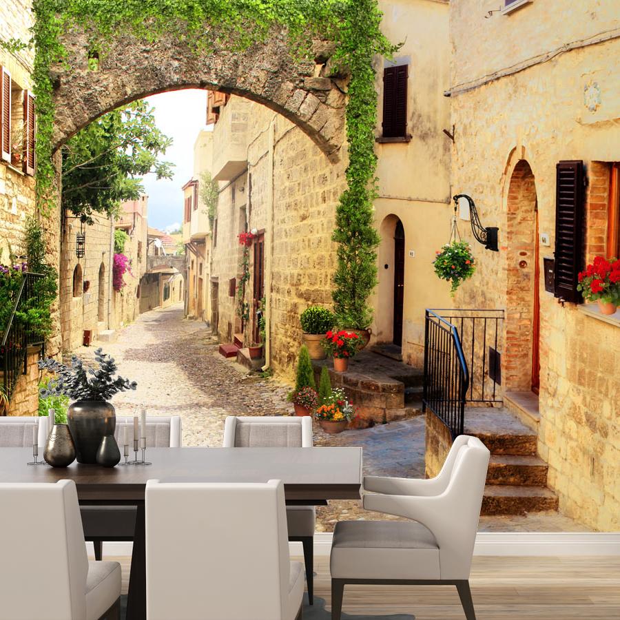 фотообои арка на улице в средневековом стиле 19-0185