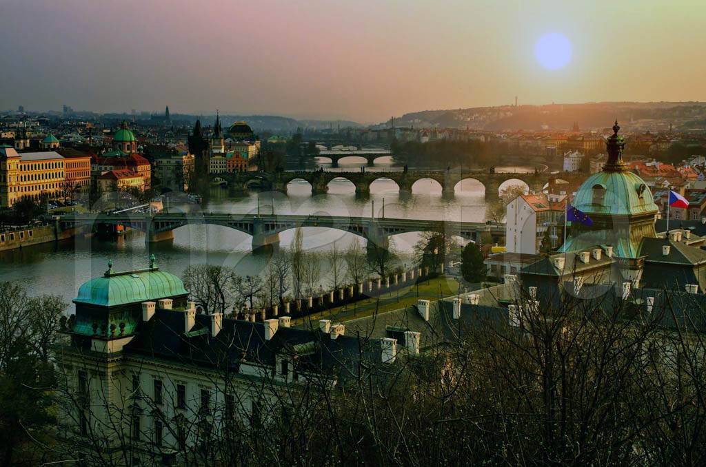 Фотообои Вечерняя Прага