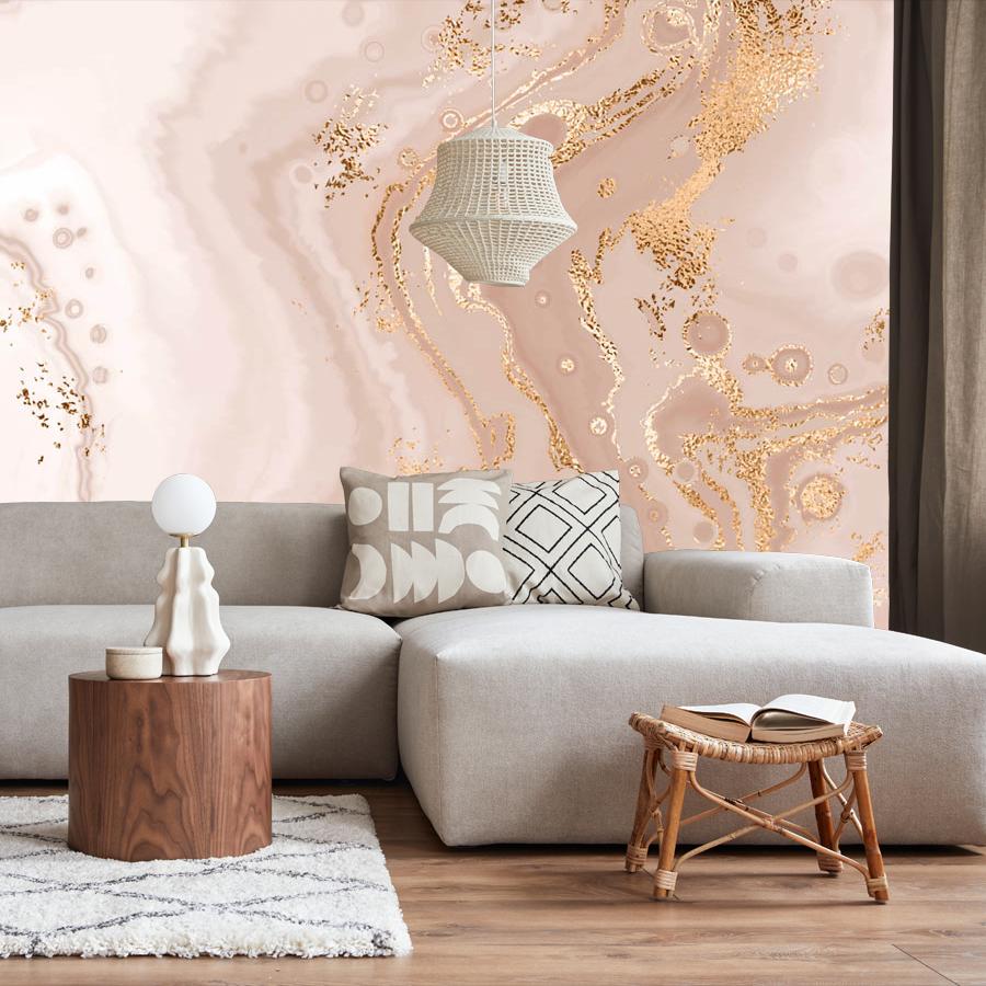 фотообои бежевые чернила 9-1541