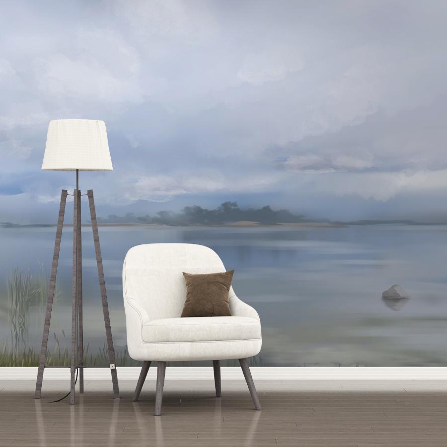 фотообои озеро утром 13-1100