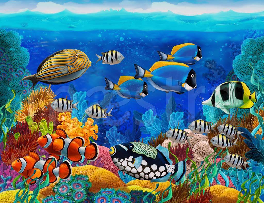 Фотообои Фантастический подводный мир