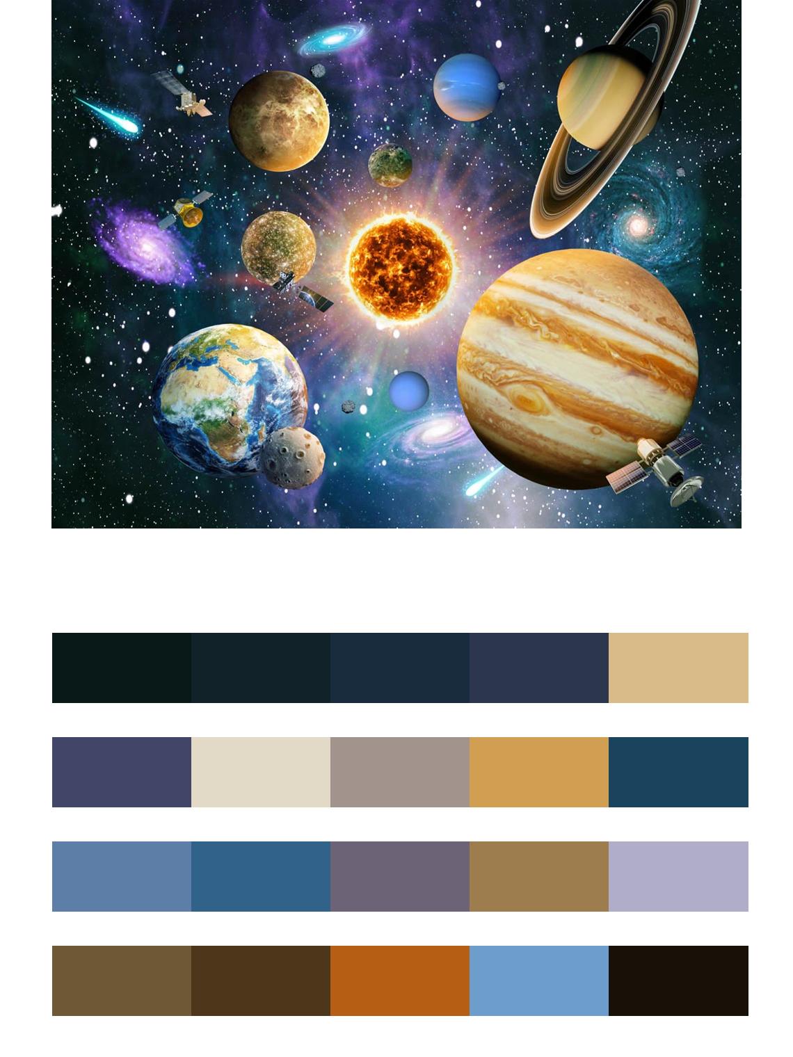 Солнечная система цвета