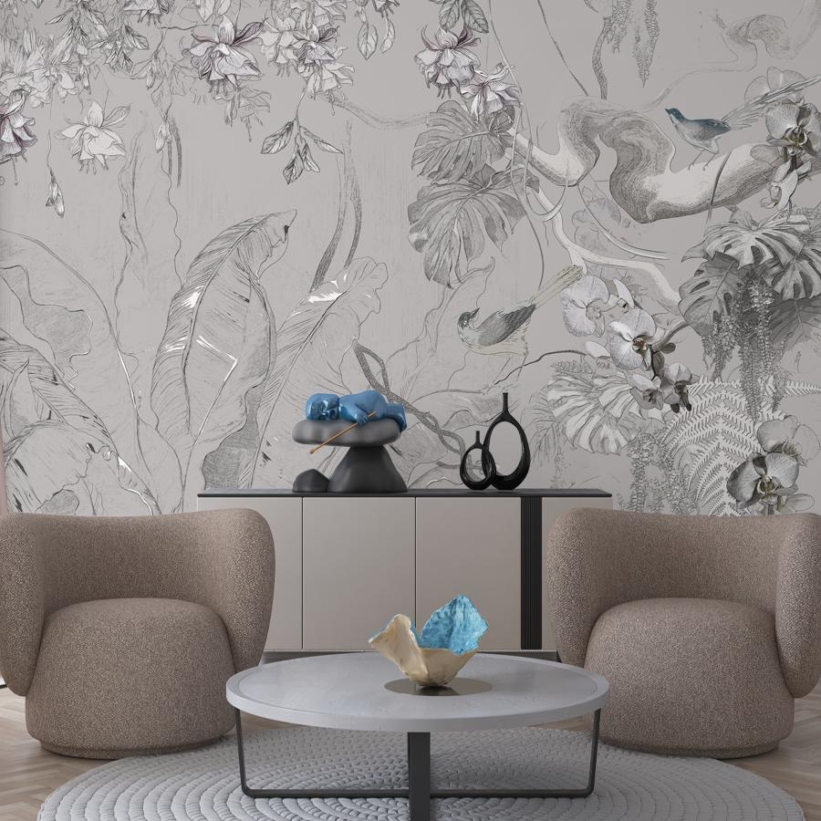 фотообои абстракция тропическая 13-1038