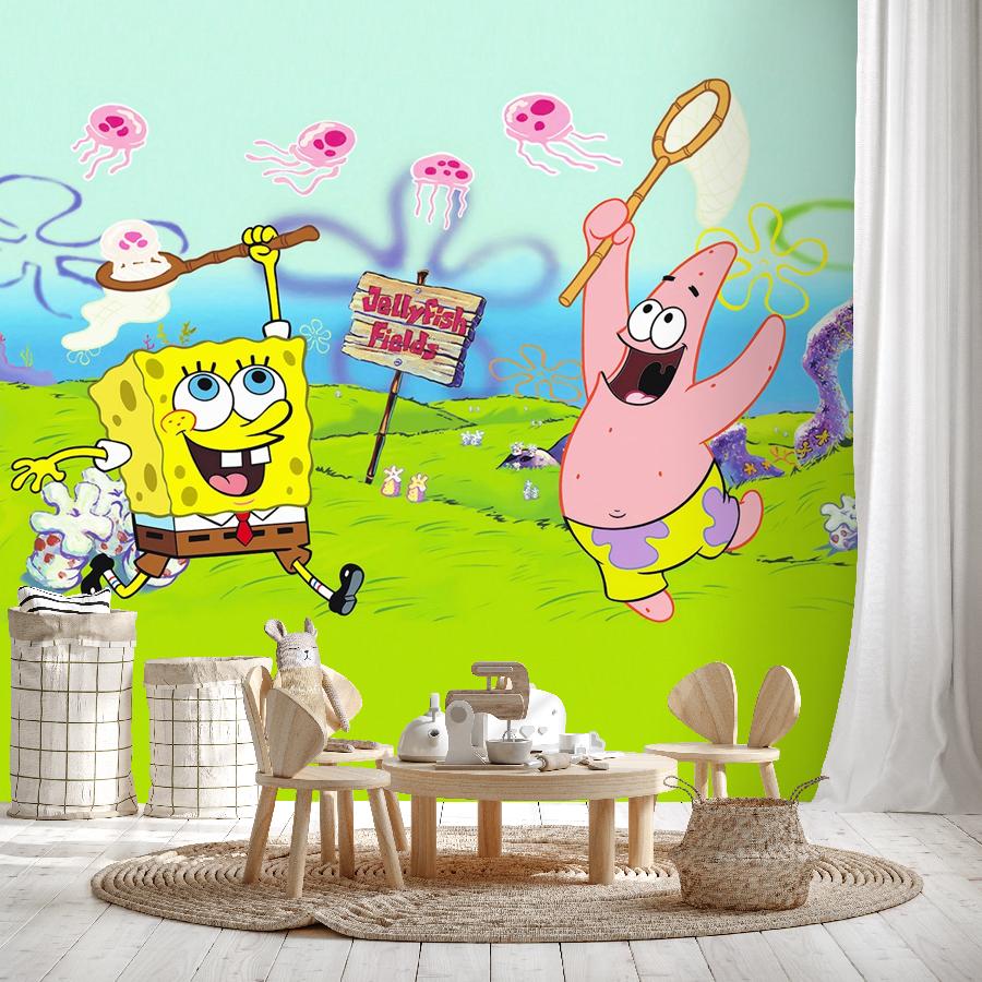 фотообои спанч боб и патрик 12-1410 фотообои спанч боб и патрик 12-1410