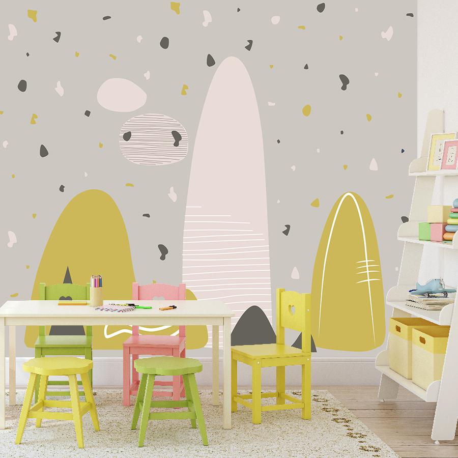 фотообои скандинавский стиль горы 14-098