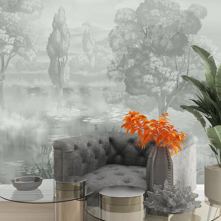 фотообои деревья графитовые 13-1075