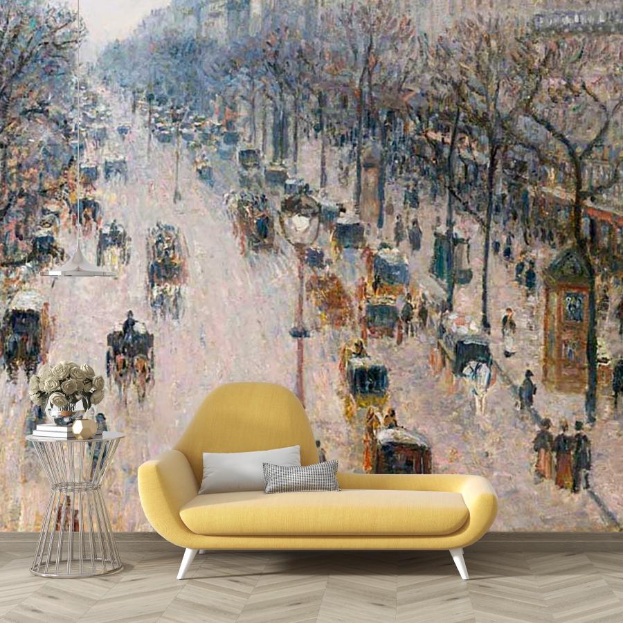 фотообои улица парижа 19 век 9-714