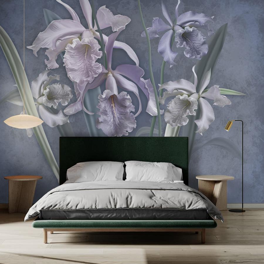 фотообои ирисы на темном фоне 13-808 фотообои ирисы на темном фоне 13-808