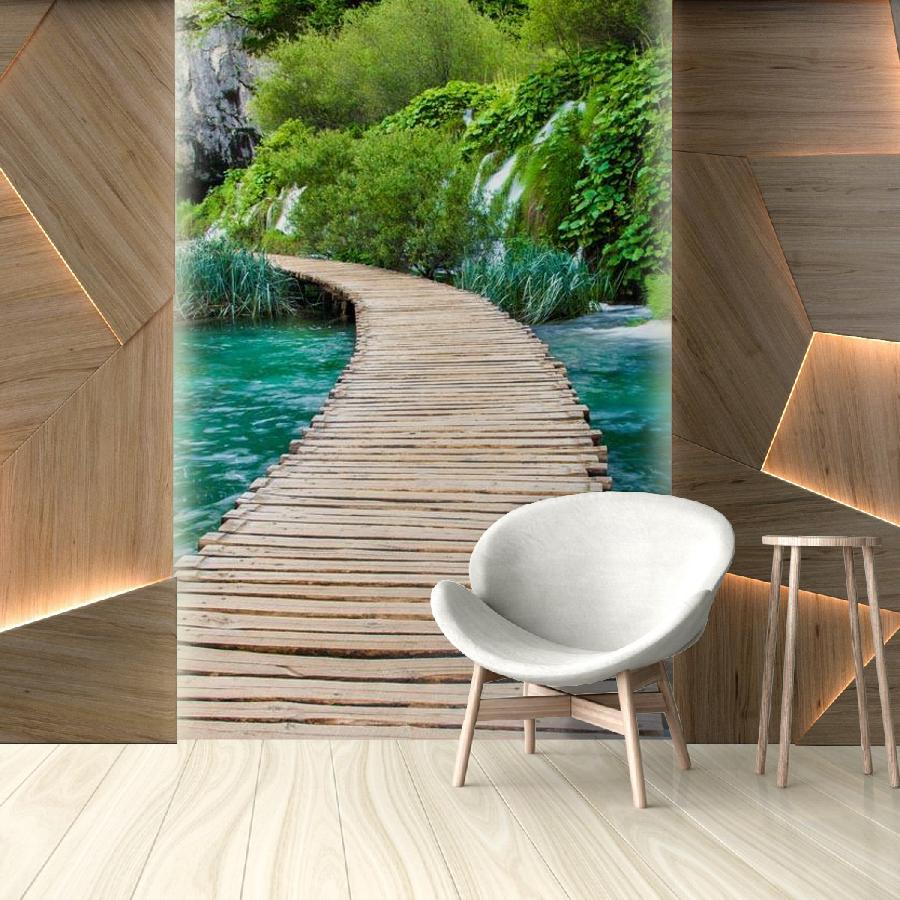 фотообои прогулка по водопаду 9-898