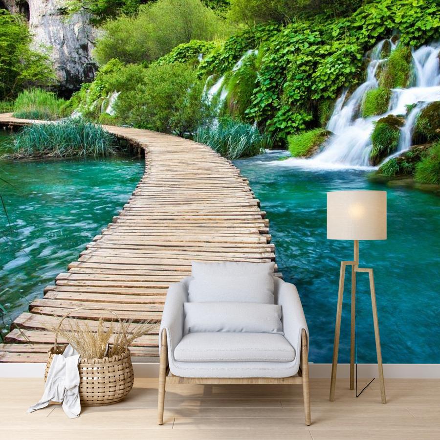 фотообои прогулка по водопаду 9-898