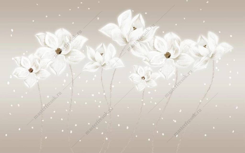 Фотообои Белые лилии
