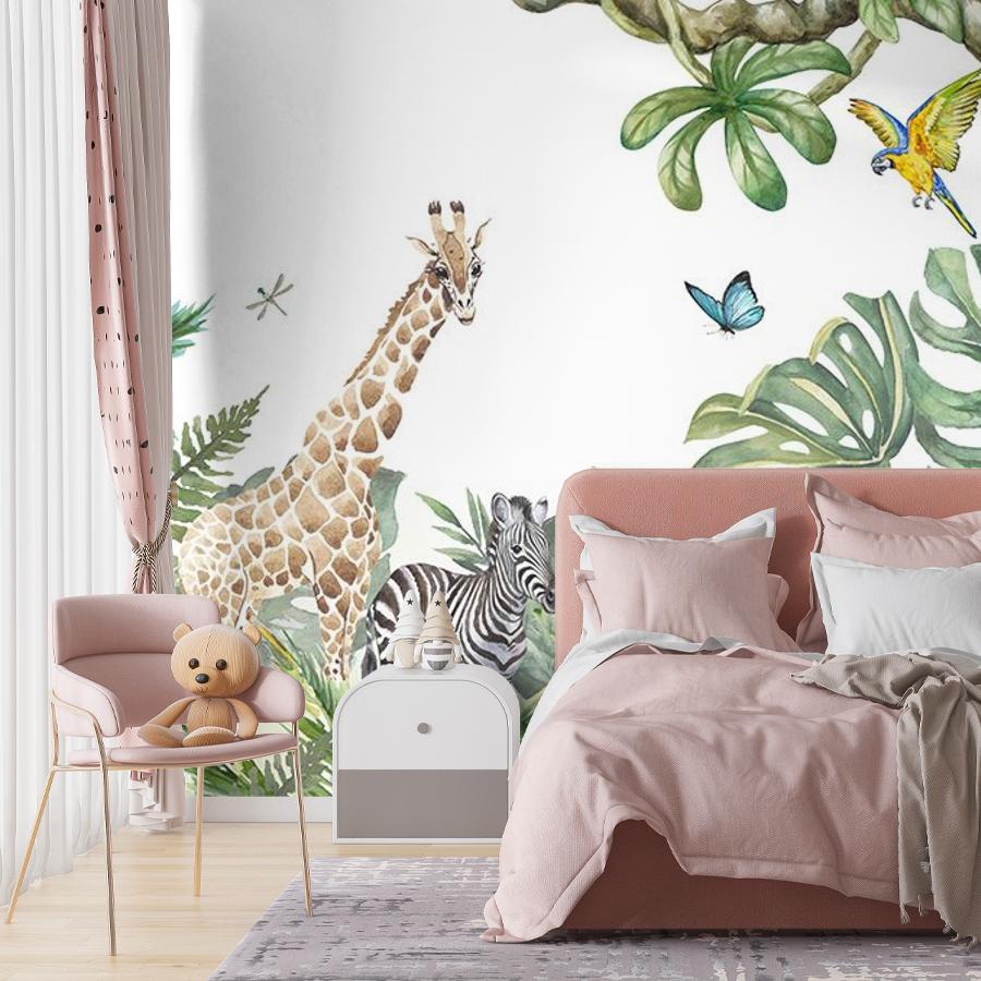 фотообои жираф в тропическом лесу 14-500 фотообои жираф в тропическом лесу 14-500