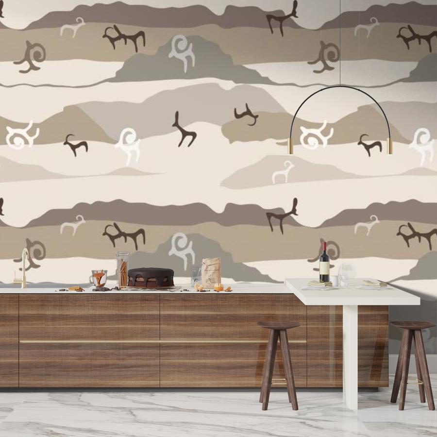 фотообои орнамент национальный с баранами бежевый 14-1086 фотообои орнамент национальный с баранами бежевый 14-1086