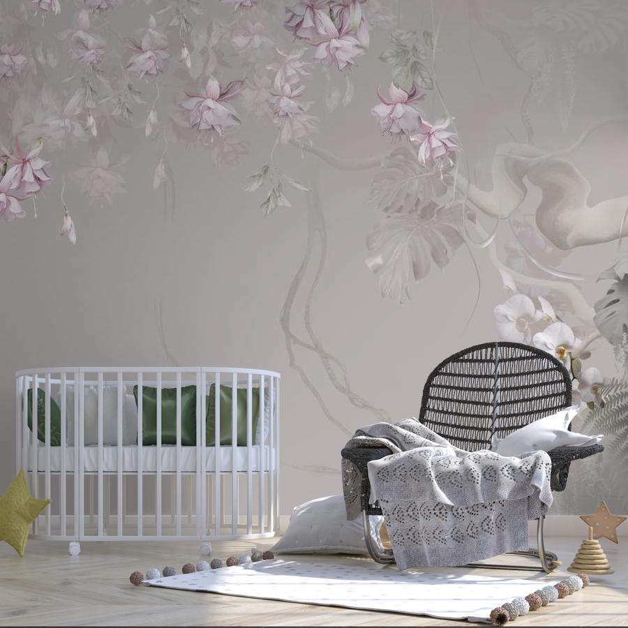 фотообои нежные цветочки 13-990