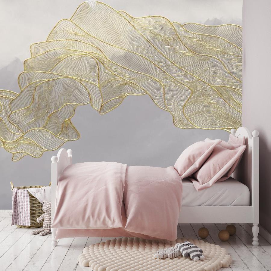 фотообои линии золотистые 14-935