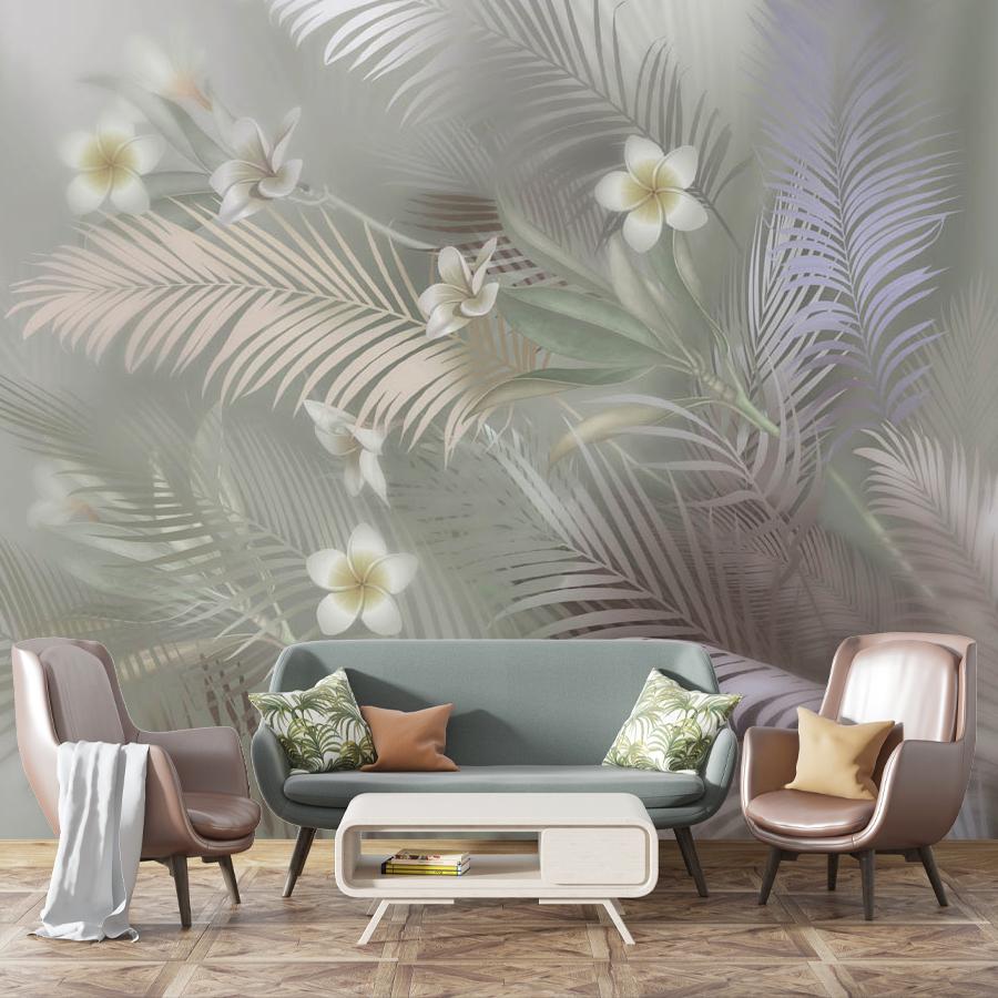 фотообои в спальню нежные цветы с веточками 13-679 фотообои в спальню нежные цветы с веточками 13-679