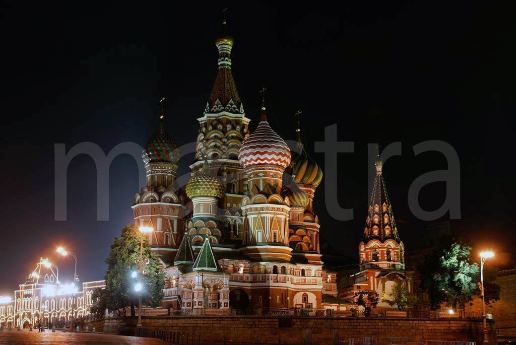 Фотообои Ночной кремль