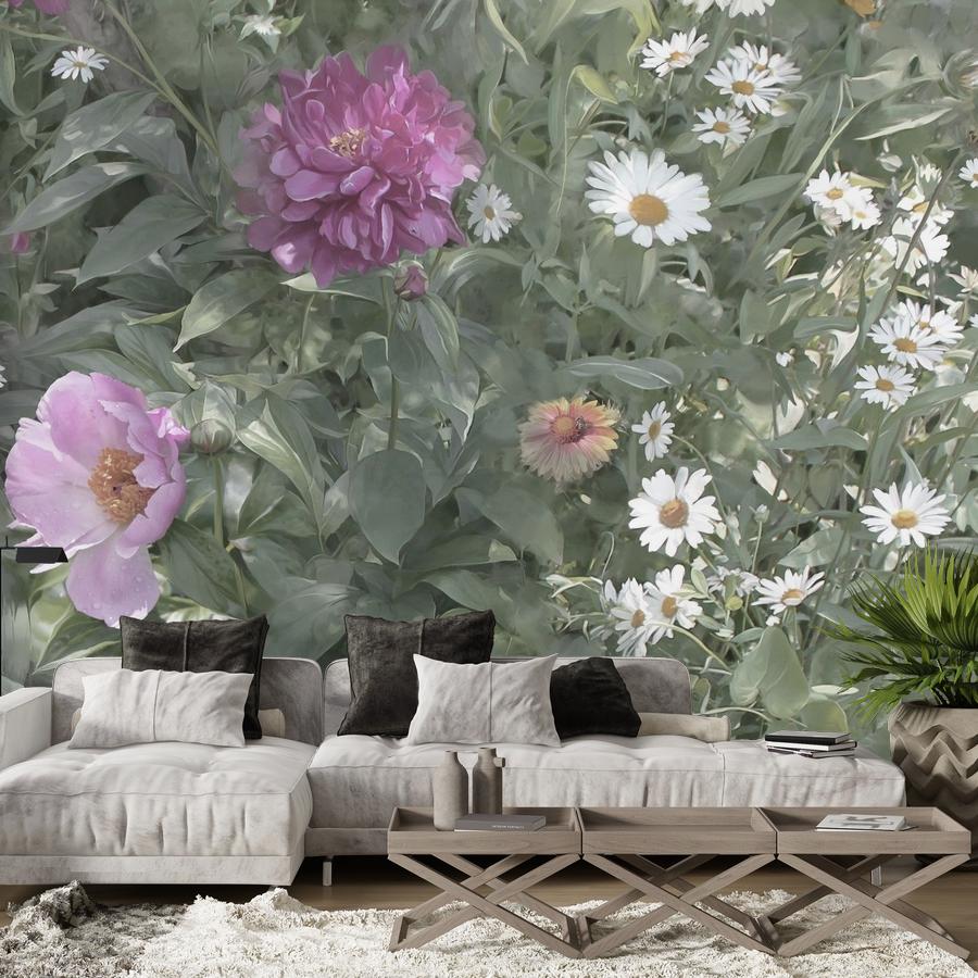 фотообои полянка зеленая 13-1103