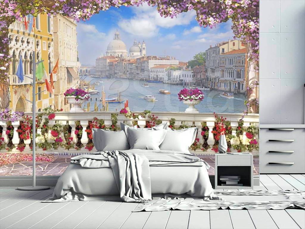 улица венеции в праздничный день 5-034 улица венеции в праздничный день 5-034