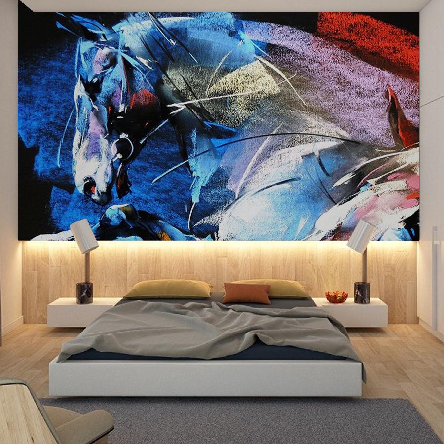 фотообои лошади абстракция 9-2060
