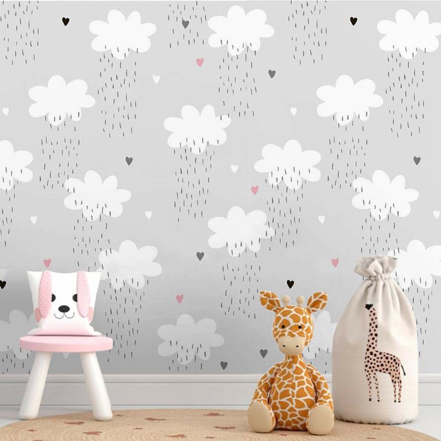 фотообои облака на сером 12-759