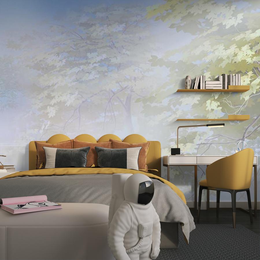 Фотообои фотообои дерево окутанное туманом 13-432