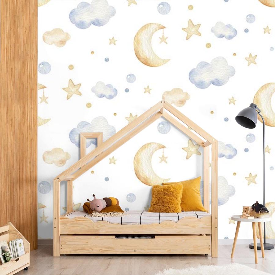 Фотообои и фотообои облака и месяц 12-659