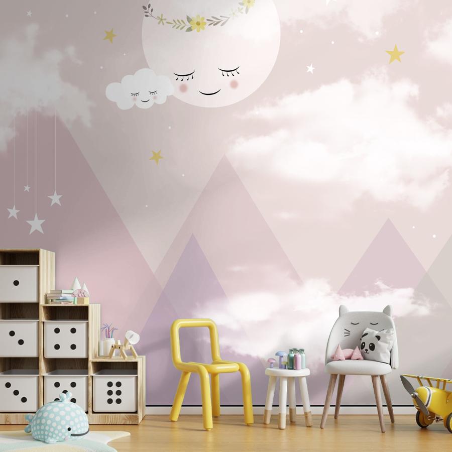 фотообои горы розовые в облаках 14-363 фотообои горы розовые в облаках 14-363