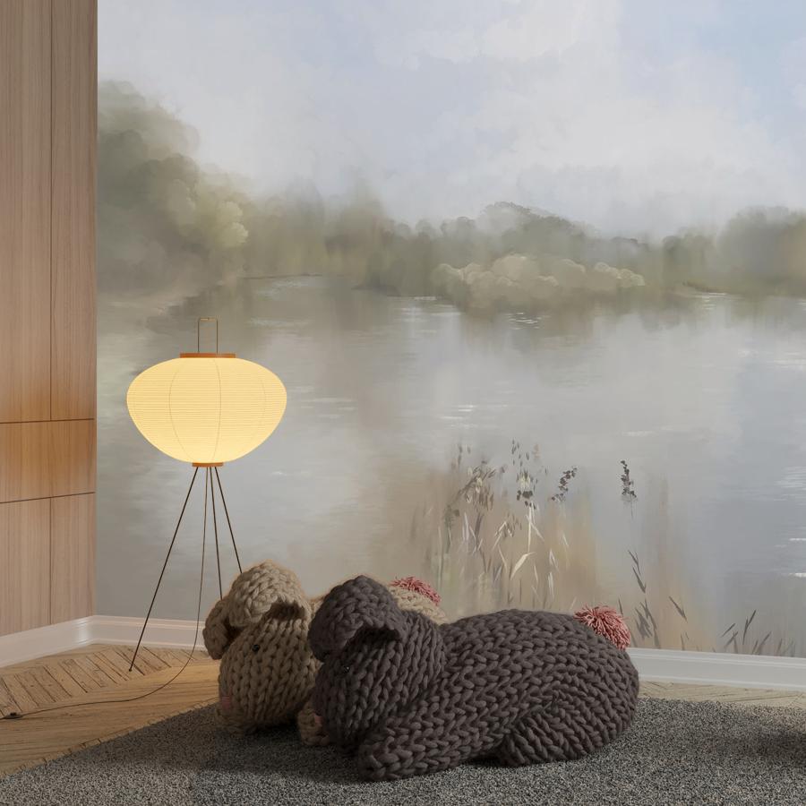 фотообои утро на озере 13-1098