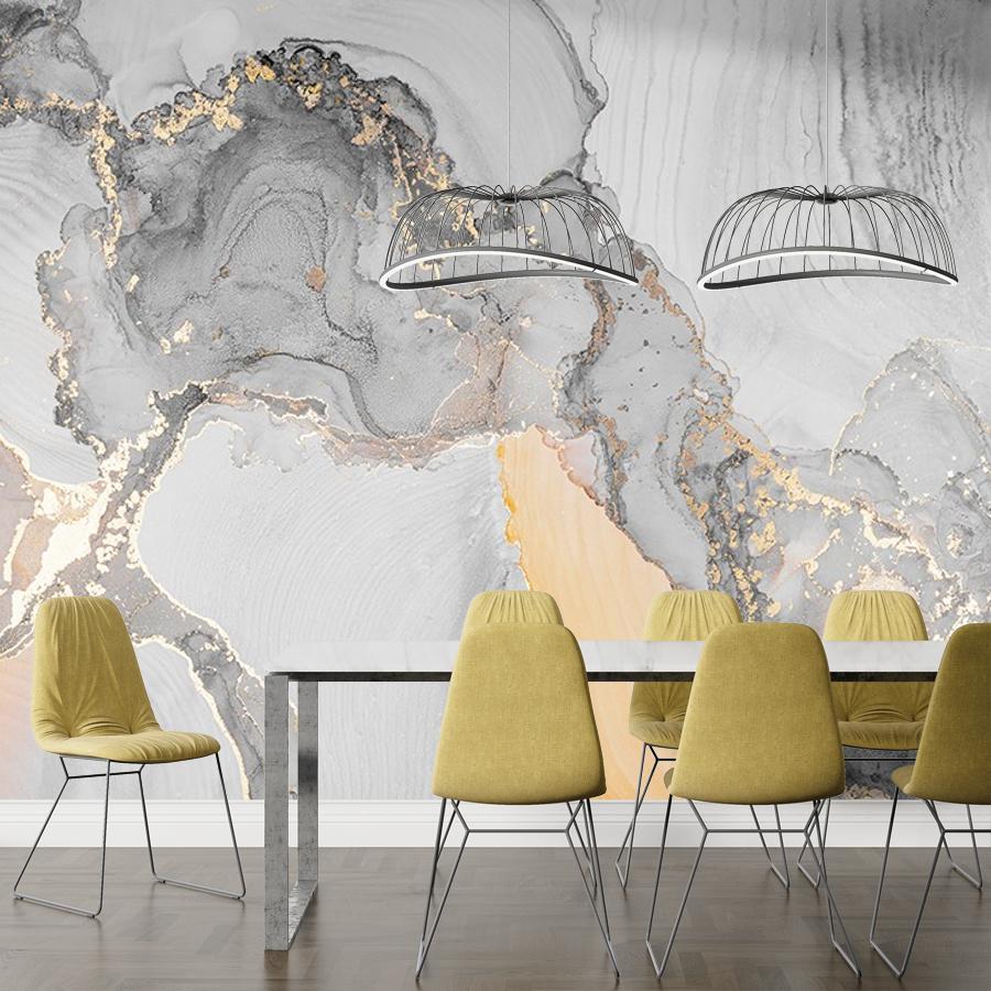 фотообои светло-серый флюид арт 9-1616