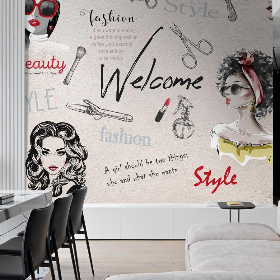 Купить фотообои стильный салон 14-868 в интернет-магазине Мастер Фресок Фотообои Стильный салон 14-868