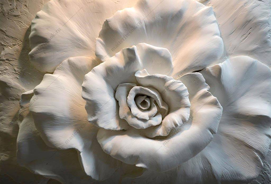 Фотообои 3д Красивый объемный цветок