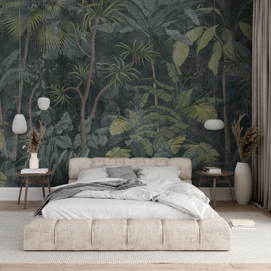 фотообои темные тропики 12-1856