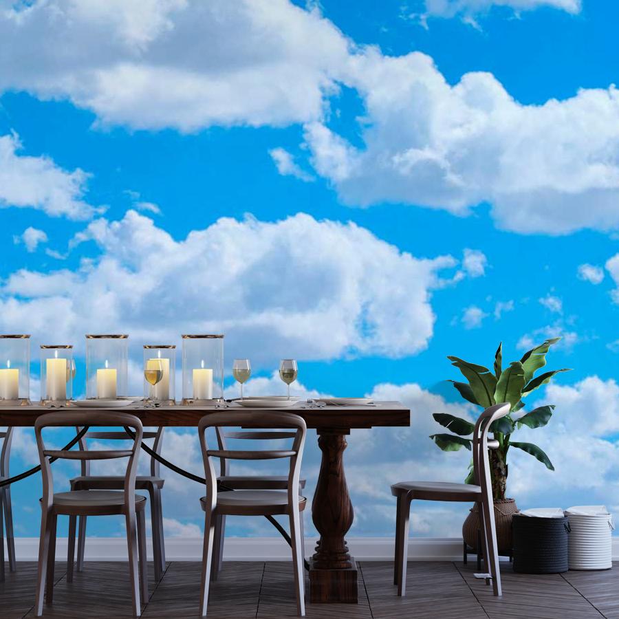 фотообои теплое солнечное небо 3д 9-394